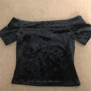 Velvet Navy Blue top